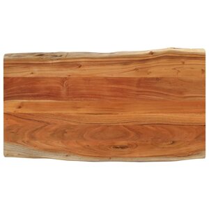 vidaXL Dessus de table 100x60x2 5cm rectangulaire bois massif d'acacia