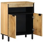 vidaXL Buffet marron 60x33x75 cm bois massif de manguier