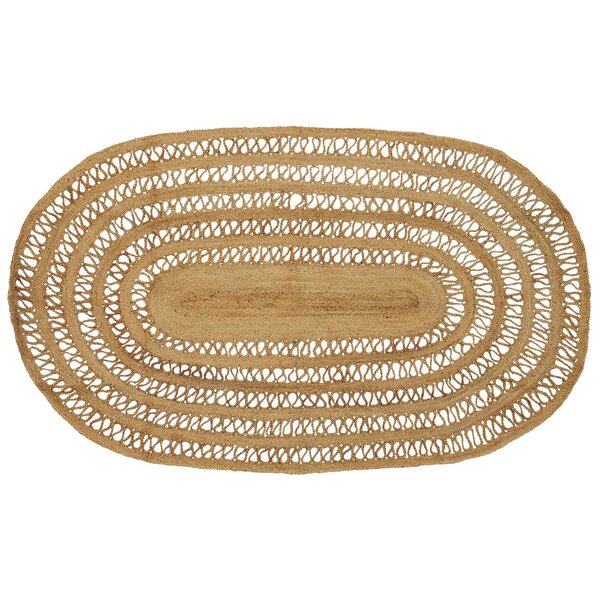 vidaXL Tapis de surface Naturel 205 x 305 cm Jute