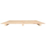 vidaXL Cadre de lit sans matelas 140x190 cm bois de pin massif