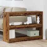 vidaXL Bibliothèque Bois ancien 100 x 30 x 72 cm Bois d'ingénierie