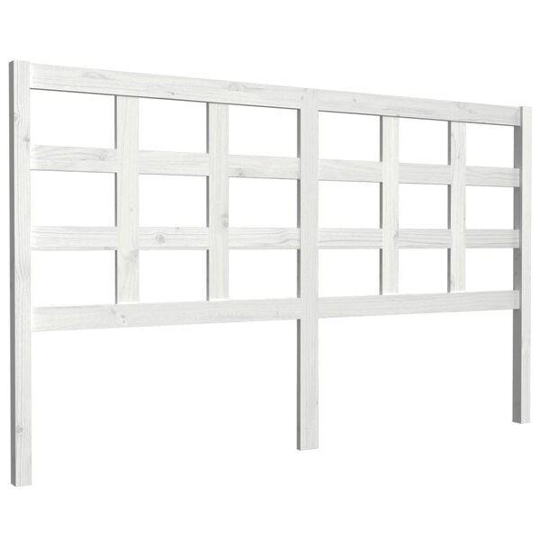 vidaXL Tête de lit blanc 165 5x4x100 cm bois massif de pin