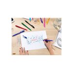 BIC Gel-ocity Illusion Stylos Gel Effaçables Pointe Moyenne (0,7 mm) - Bleu, Boîte de 12