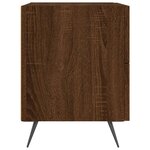 vidaXL Tables de chevet 2 Pièces chêne marron 40x35x47 5 cm