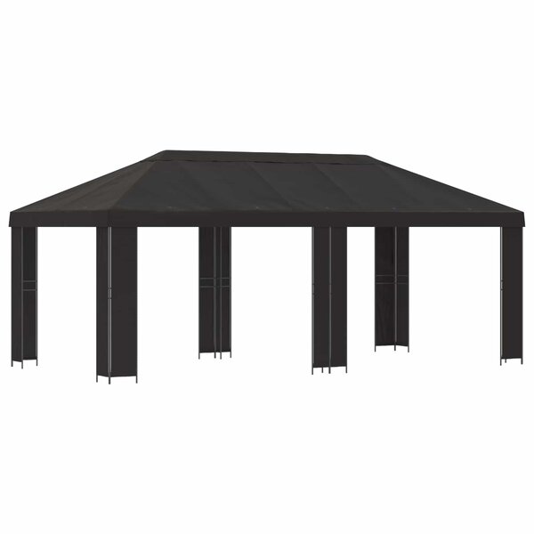 vidaXL Abri de jardin 6 x 3 m Anthracite Polyester et Acier 190