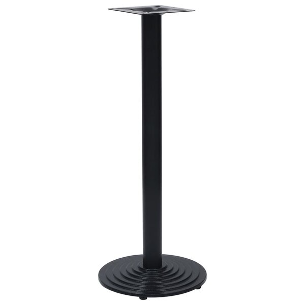 vidaXL Pied de table de bistro noir Ø43x107 cm fonte