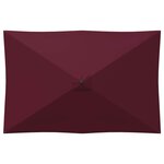 vidaXL Parasol de jardin avec base 200 x 300 cm Polyester