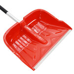 vidaXL Pelle à neige Rouge 136 cm Aluminium