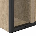 vidaXL Ensemble de Meubles de Salle de Bain 3 Pièces Chêne sonoma