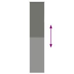 vidaXL Store enrouleur occultant largeur du tissu 55 7 cm polyester