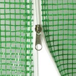 vidaXL Serre avec cadre en acier vert 132 m² 22x6x2 85 m