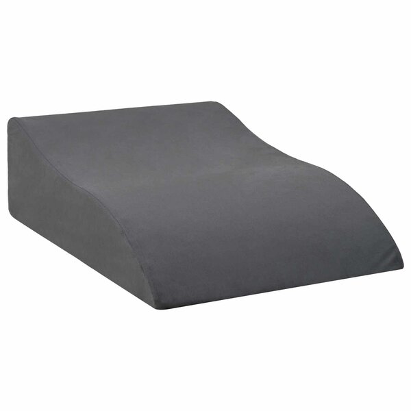 vidaXL Coussin pour jambes Gris 68 x 40 x 18 cm