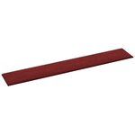 vidaXL Panneaux muraux 12 Pièces Rouge bordeaux 90x15 cm Tissu 1 62 m²