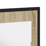 Miroir de Salle de Bain vidaXL avec Étagère Chêne Sonoma 50x12x60 cm Bois d'Ingénierie