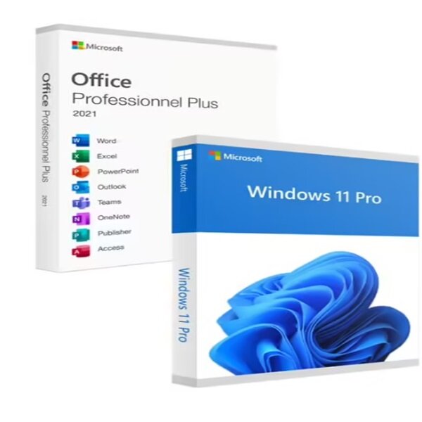 Pack Office 2021 Pro Plus Et Windows 11 Pro Pour 1pc - Envoi via espace client