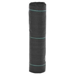 vidaXL Membrane anti-mauvaises herbes noir 0 5x25 m PP