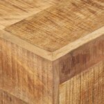vidaXL Table d'appoint 30x30x33 cm Bois de manguier brut