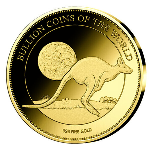 Monnaie KANGAROO Bullion Coins of the World 2020 1/500 Oz Or 3000 Francs Chad