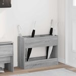 vidaXL Porte-parapluie Gris Sonoma 65 x 24 x 50 cm Bois d'ingénierie