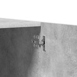 vidaXL Garde-robe Gris béton 80x52x180 cm Bois d’ingénierie