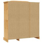 vidaXL Garde-robe avec 3 portes Gamme Corona pin mexicain