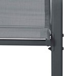 vidaXL Chaises empilables de jardin lot de 6 Gris Tissu textilène