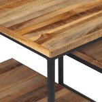 vidaXL Table d'appoint 50x50x50 cm teck de récupération massif