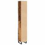 vidaXL Armoire de salle de bain vieux bois 30x30x190cm bois ingénierie