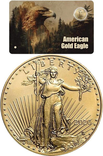 Pièce de monnaie en Or 30 Dollars g 0.155 (1/200 oz) Millésime 2026 AMERICAN GOLD EAGLE 1/200 (PRÉCOMMANDE)