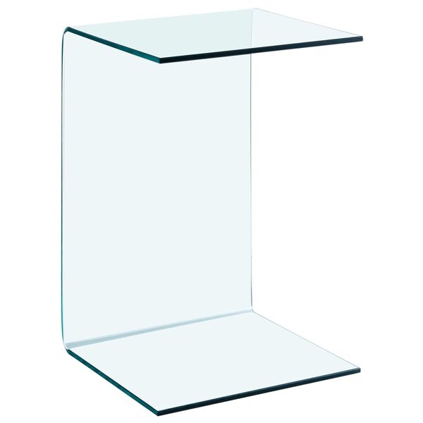 vidaXL Table d'appoint 40x40x60 cm Verre trempé