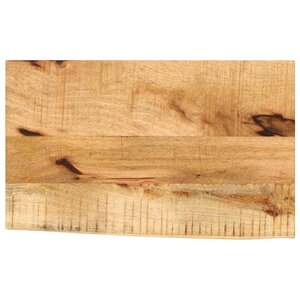 vidaXL Dessus de table 40x30x2 5 cm bord vif bois massif manguier brut