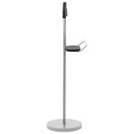 vidaXL Valet de chambre 45 x 35 x 107 cm Noir et gris