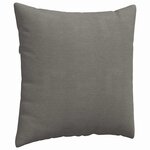 vidaXL Coussins de canapé 2 Pièces Gris clair 80 x 80 cm