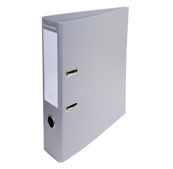 Classeur à levier EXP. PVC A4 D70 GRIS x 50 EXACOMPTA