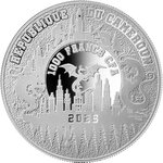 Pièce de monnaie en Argent 1000 Francs g 31.1 (1 oz) Millésime 2025 Urban Legends EVIL CLOWN