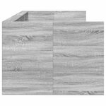 vidaXL Lit de jour et tiroirs sonoma gris 100x200cm bois d'ingénierie