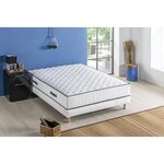 Ensemble matelas équilibré + sommier 160 x 200 x 24 cm - Ressorts - 7 zones