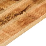 vidaXL Dessus de table rectangulaire bois massif de manguier brut