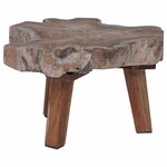 vidaXL Table de chevet Marron 40 x 40 x 25 cm Bois Recyclé Solide