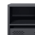 vidaXL Meuble TV anthracite 101 5x39x43 5 cm acier laminé à froid