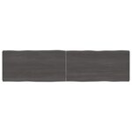 vidaXL Dessus de table bois massif traité bordure assortie