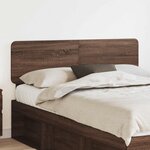 vidaXL Tête de lit Chêne brun 140 cm Bois d'ingénierie