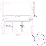 vidaXL Dessus de table marron clair bois chêne massif rectangulaire