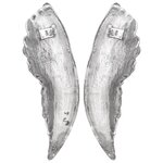 vidaXL Ailes Argent 91x31x5 cm Aluminium