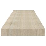 vidaXL Étagère flottante murale chêne 120x23 5x3 8 cm MDF