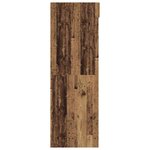 vidaXL Armoire pour machine à laver Bois ancien 67 5 x 68 x 200 cm