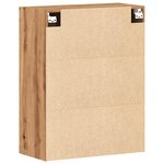 vidaXL Armoire murale chêne artisanal 69 5x34x90 cm bois d'ingénierie