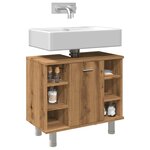 vidaXL Armoire de salle de bain chêne artisanal 60x32x53 5 cm