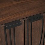 vidaXL Buffet Noyer 60 x 33 5 x 75 cm Bois de mangue massif