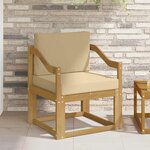 vidaXL 2 Pièce Ensemble de canapés d'extérieur Polyester